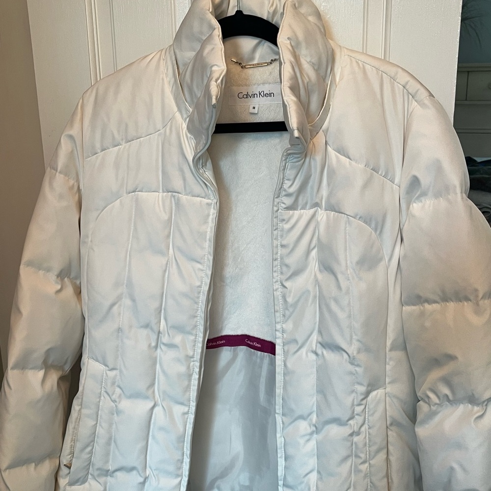 White winter jacket